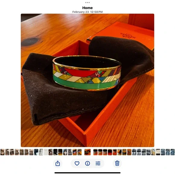Hermes Astrologie Enamel Bangle - Picture 1 of 1